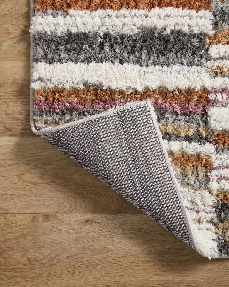 le Roi Soleil インテグラルエディションリミテ Loloi Levitt Shag LEV-03 Ivory Sunset Area Rug | Carpetmart.com