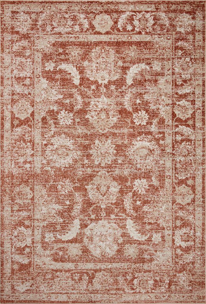 Loloi II Odette ODT-03 Rust Ivory Area Rug