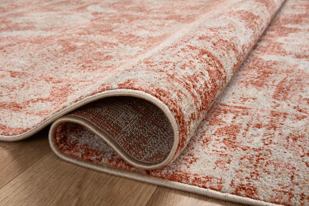 Loloi II Odette ODT-03 Rust Ivory Area Rug | Carpetmart.com