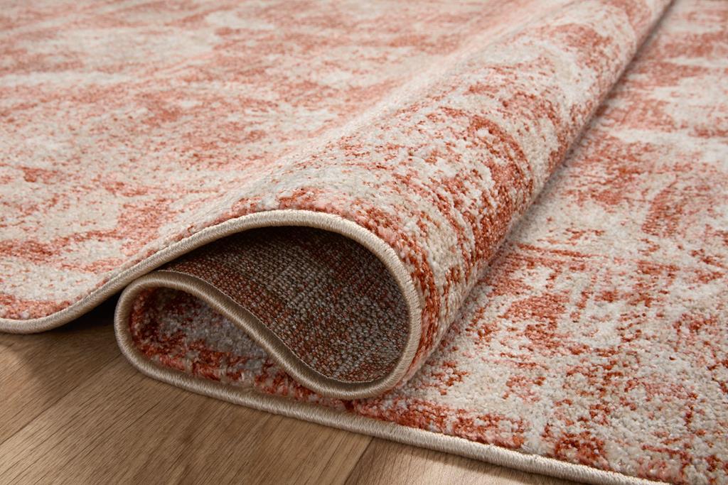 Loloi II Odette ODT-03 Rust Ivory Area Rug Pile