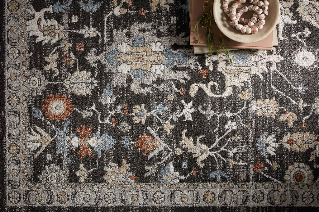 Loloi II Odette ODT-04 Charcoal Multi Area Rug | Carpetmart.com