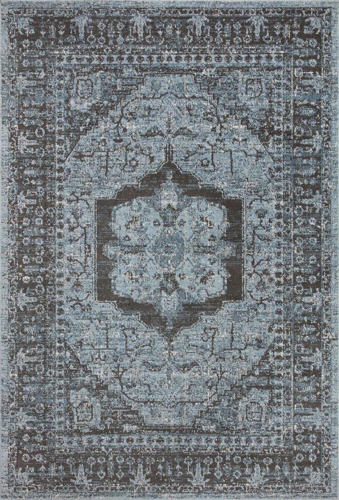 Loloi II Odette ODT-08 Sky Charcoal Area Rug | Carpetmart.com