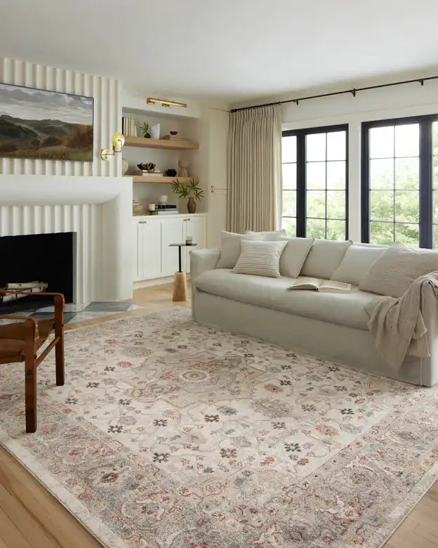 Loloi II Odette ODT-09 Ivory Multi Area Rug | Carpetmart.com