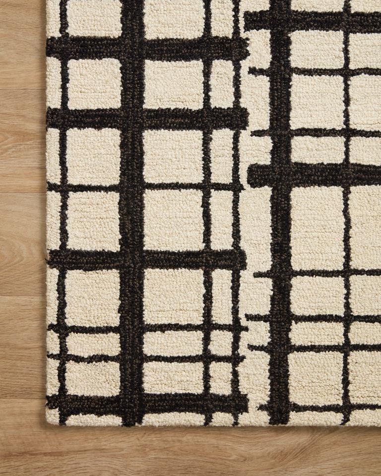 Polly POL-02 Black Ivory Area Rug - Chris Loves Julia x Loloi