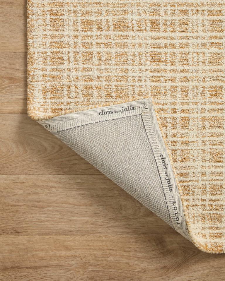 Polly POL-03 Straw Ivory Area Rug Backing