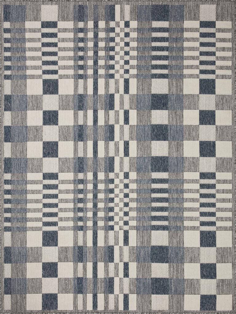 Loloi II Rainier RAI-04 Ivory Denim Area Rug