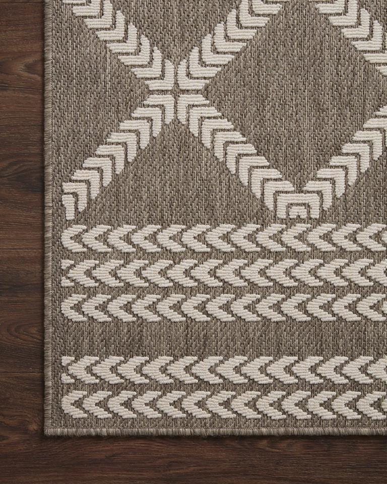 Loloi II Rainier RAI-05 Natural Ivory Area Rug Corner