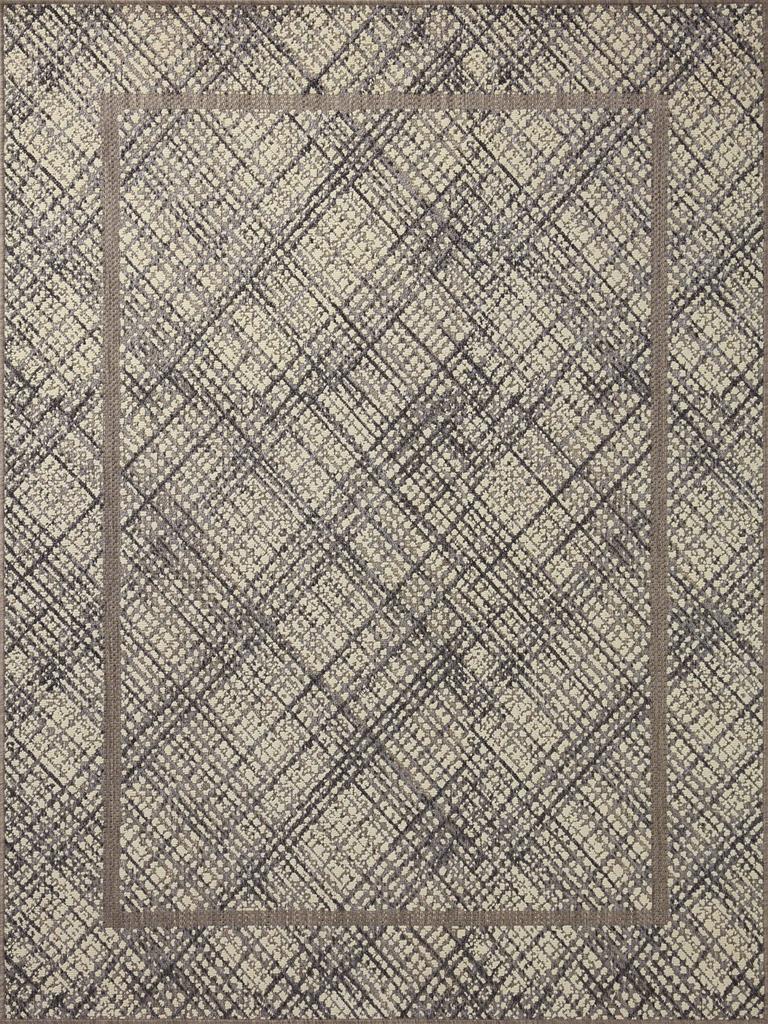Loloi II Rainier RAI-10 Ivory Charcoal Area Rug | Carpetmart.com