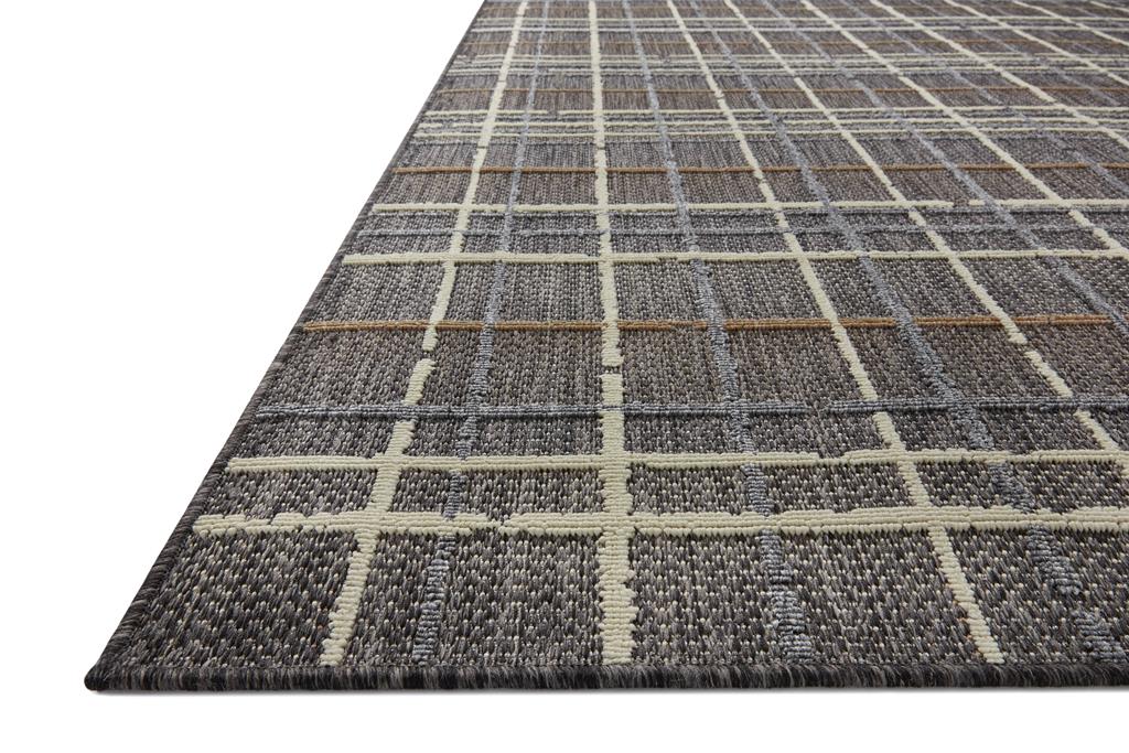 Loloi II Rainier RAI-11 Charcoal Multi Area Rug Angle