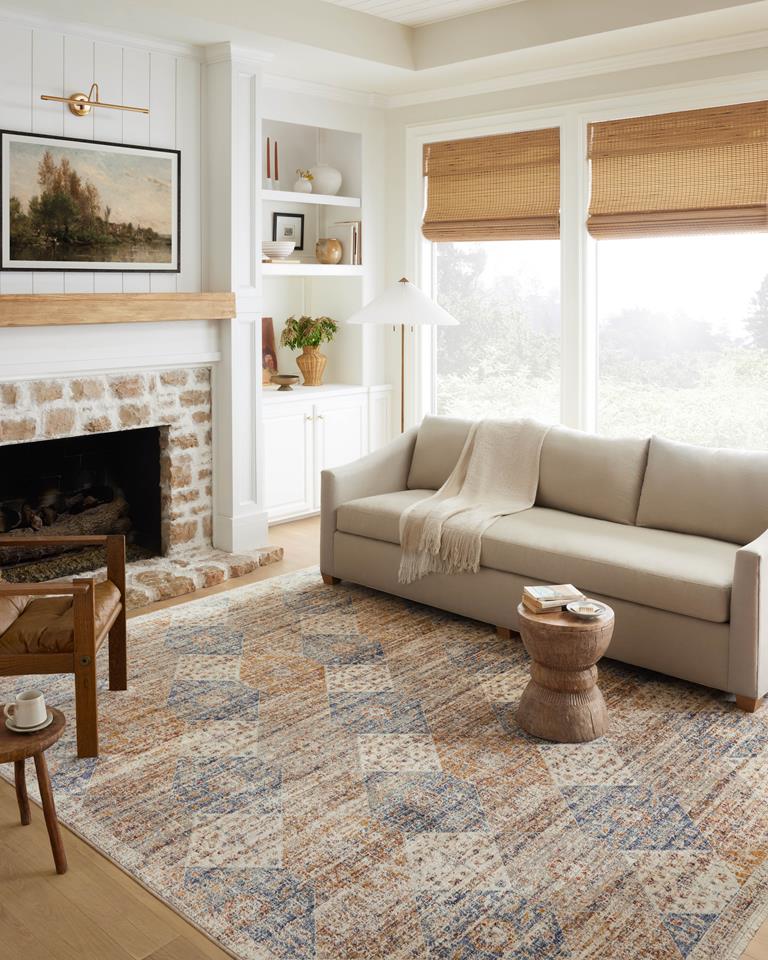 Loloi II Sorrento SOR-02 Ivory Multi Area Rug | Carpetmart.com