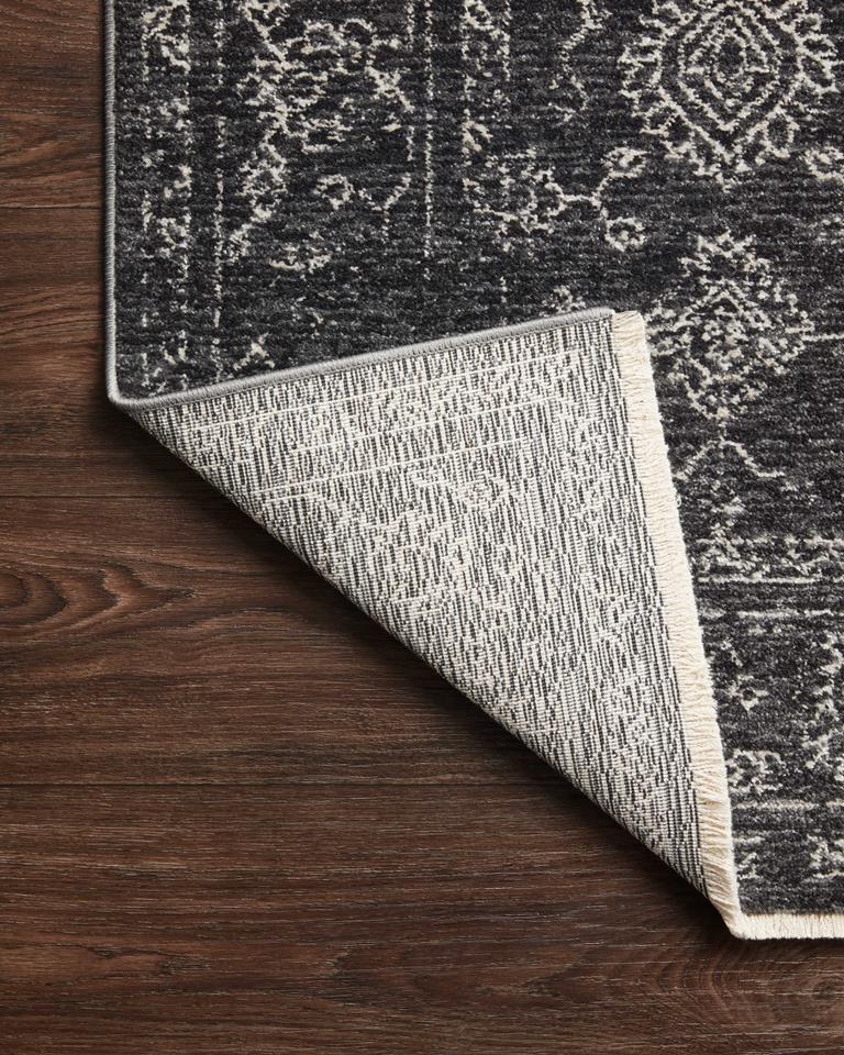 Loloi II Vance VAN-09 Charcoal Dove Area Rug Backing