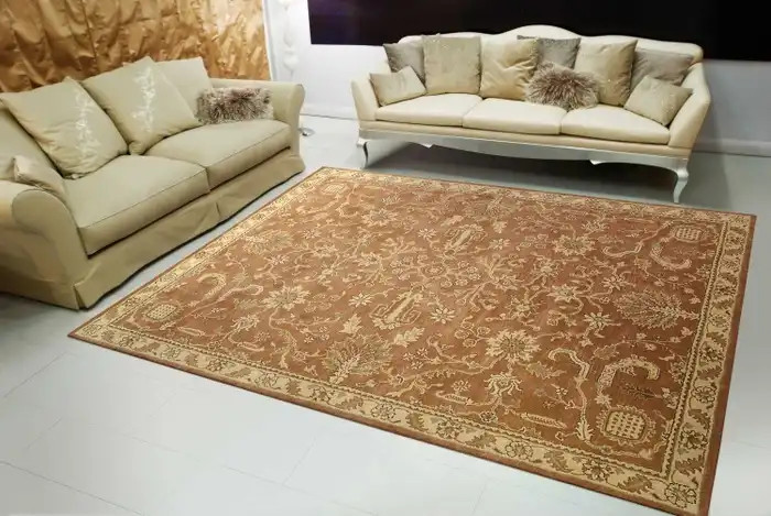 Jaipur JA45 Terracotta Area Rug by Nourison Room Scene