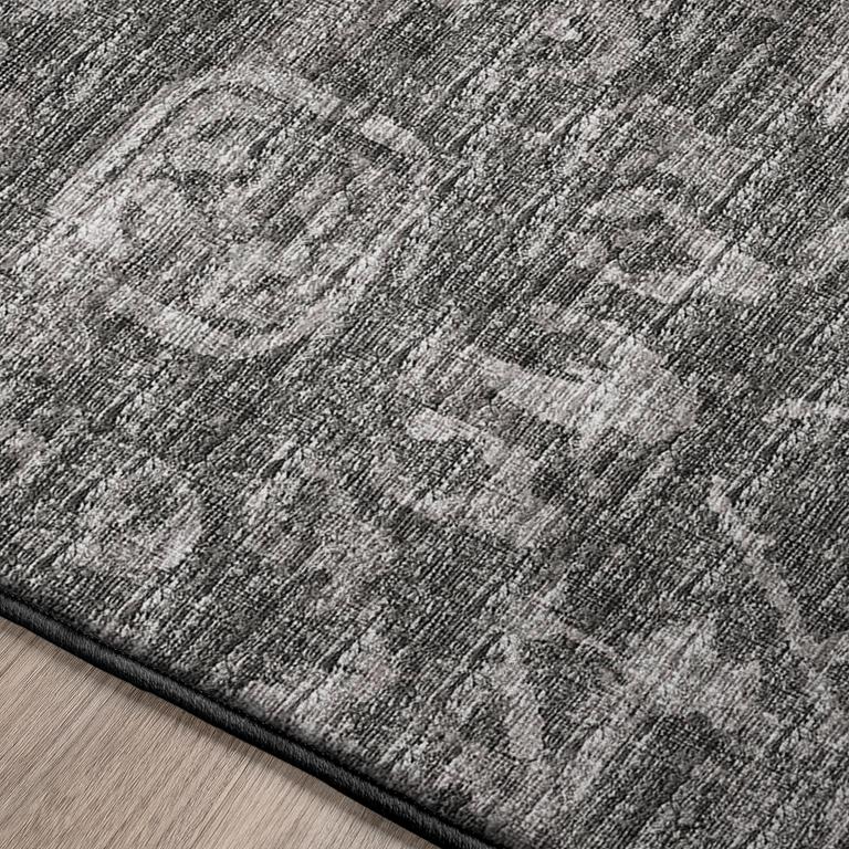 Dalyn Aberdeen AB1 Graphite Area Rug Edge