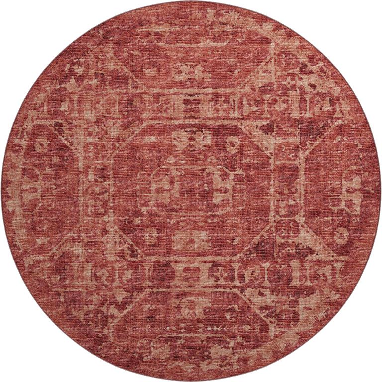 Dalyn Aberdeen AB2 Paprika Round Area Rug