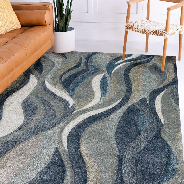 Dalyn Carmona CO5 Navy Area Rug | Carpetmart.com - Carpet & Tile Mart