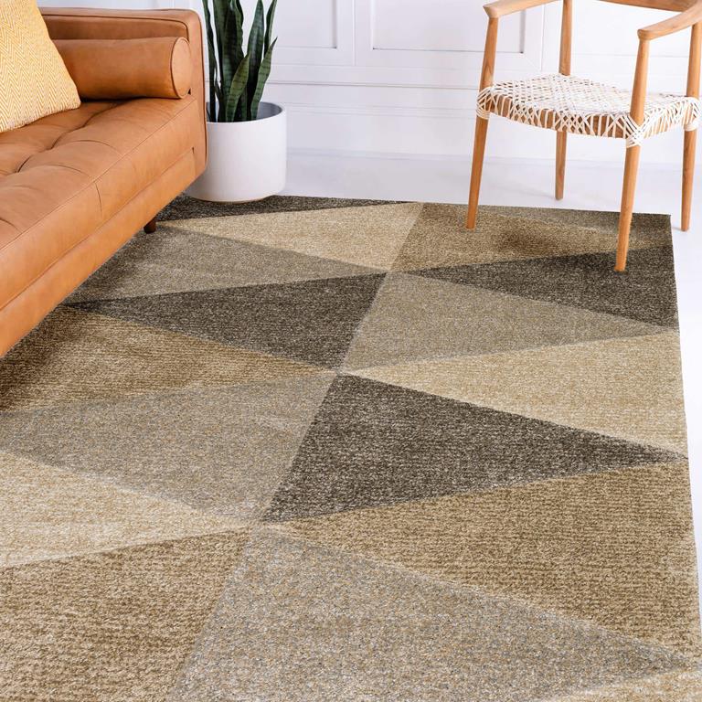 Dalyn Carmona CO6 Khaki Area Rug Room Scene
