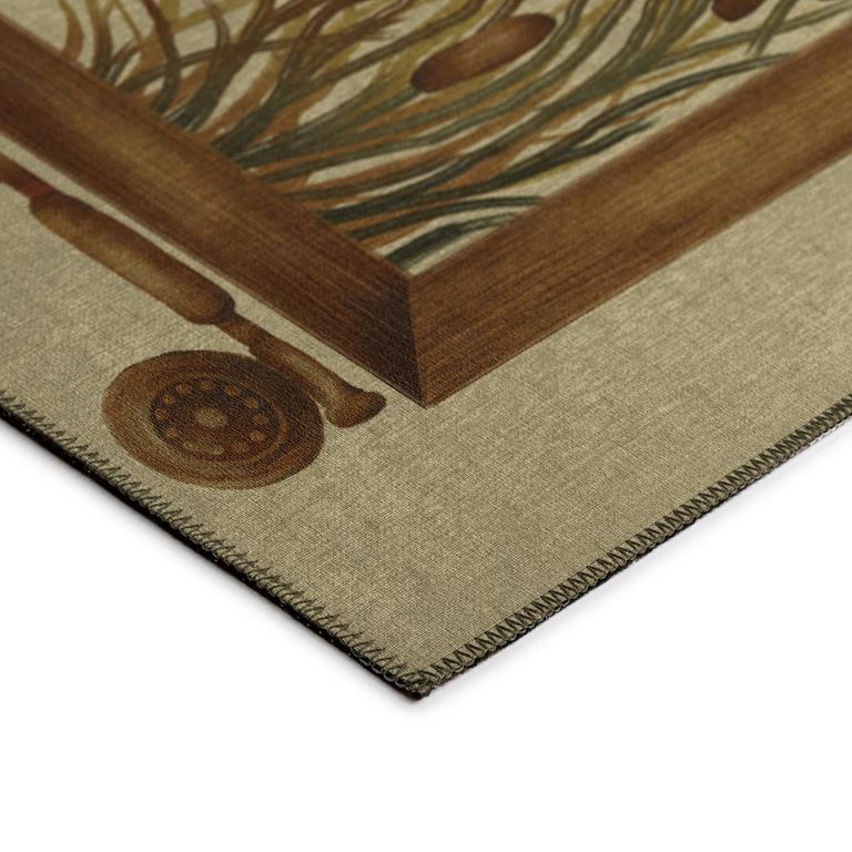 Dalyn Excursion EX5 Beige Area Rug Corner 2