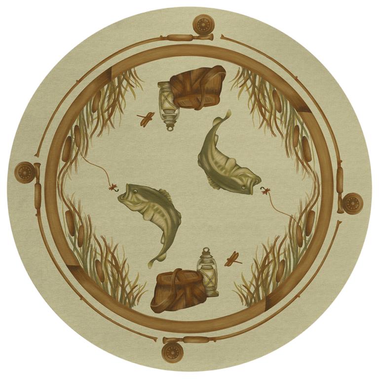 Dalyn Excursion EX5 Beige Round Area Rug