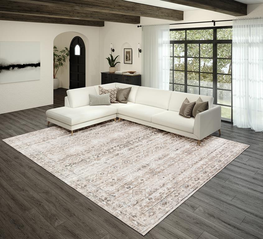 Dalyn Rhodes RR7 Taupe Area Rug - Carpet & Tile Mart