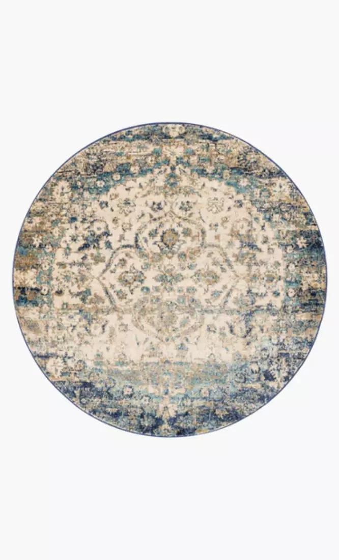 Loloi Anastasia AF-06 Blue/Ivory Area Rug - Carpet & Tile Mart