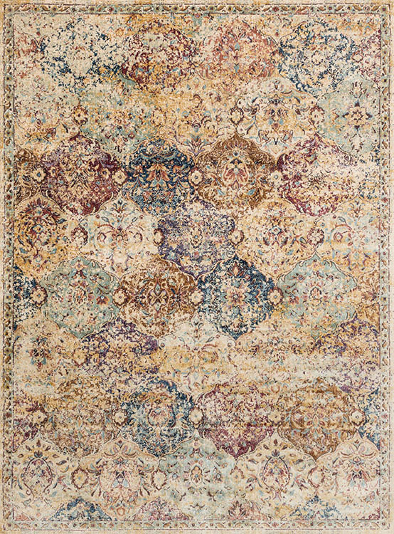 Loloi Anastasia AF-12 Ivory/Multi Area Rug