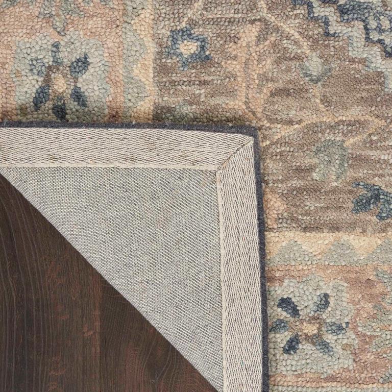 Nourison Bahari BAH03 Grey Area Rug Back