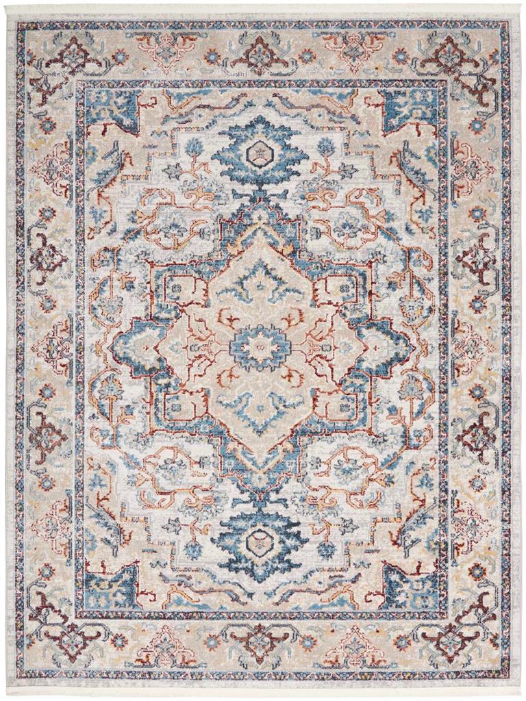 Nourison Carina CNA02 Grey Blue Multi Area Rug