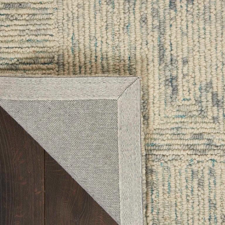 Nourison Colorado CLR04 Ivory Grey Teal Area Rug Back