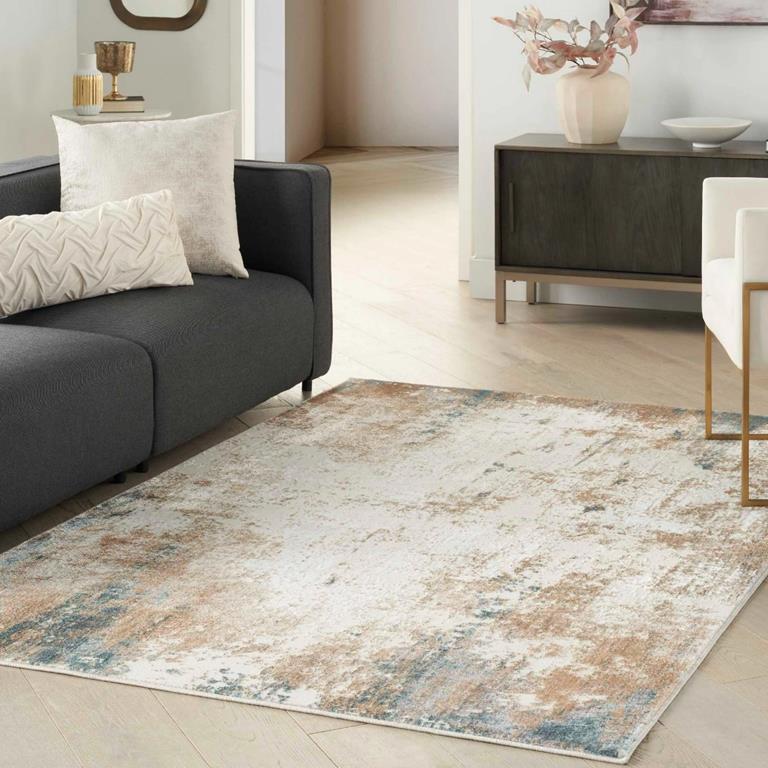 Nourison Glitz GLZ06 Taupe Multi Area Rug |Carpetmart.com