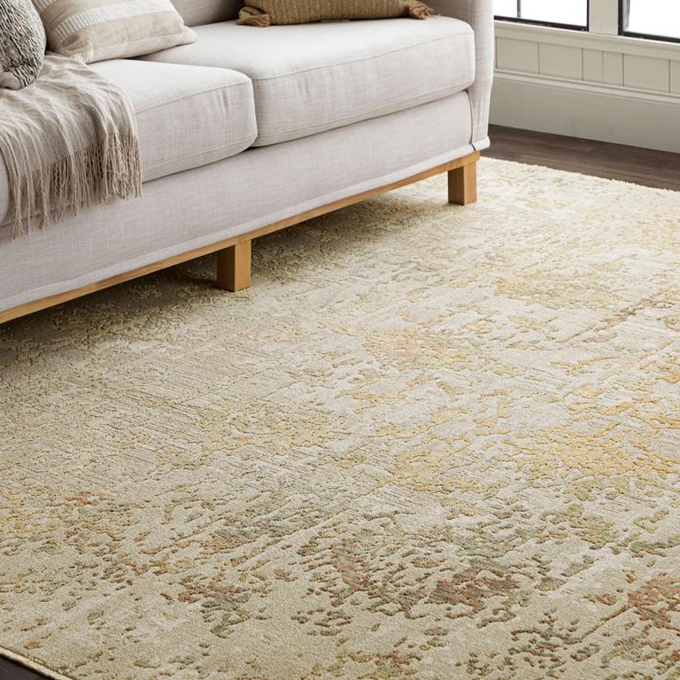 Karastan Memento R1160-245 Reflection Beige Area Rug Room Scene 2