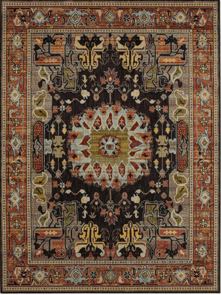 Karastan Pandora 92617-5691 Covetous Charcoal Area Rug