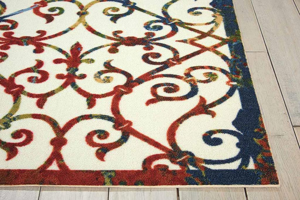 Nourison Home & Garden RS093 Multi Area Rug Detail