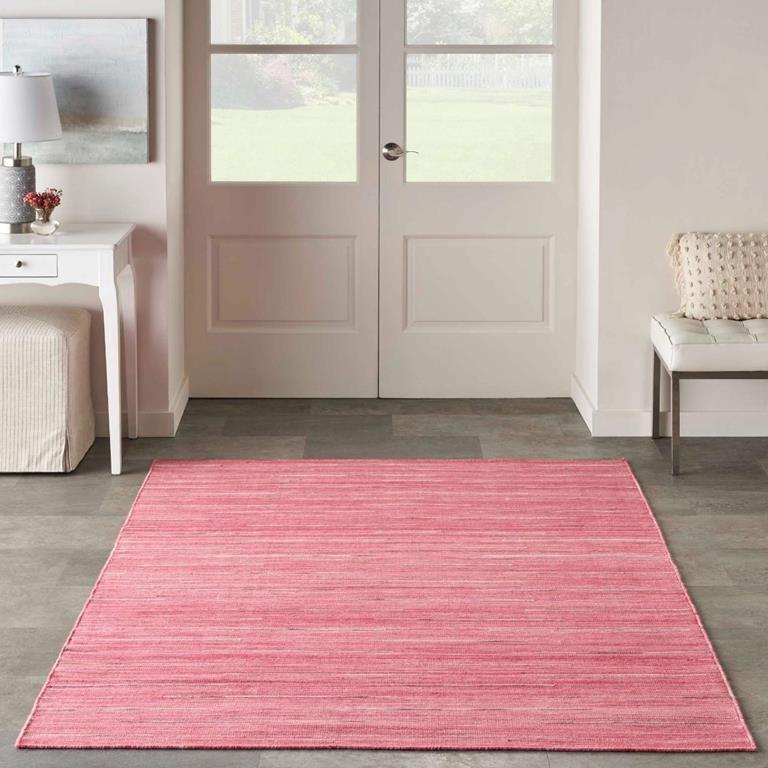 Nourison Interweave IWV01 Rose 5x7 Area Rug in Room