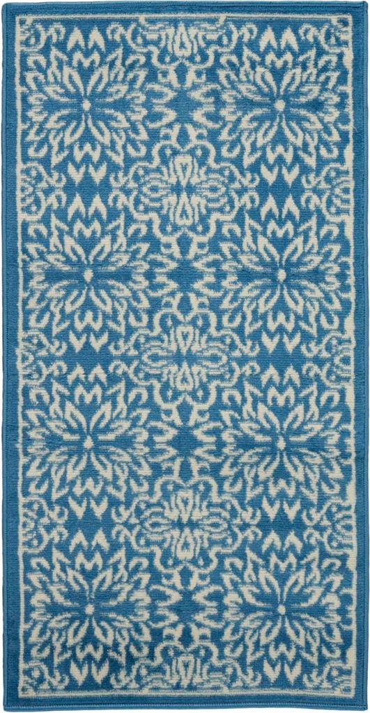 Nourison Jubilant JUB06 Ivory Blue Scatter Area Rug