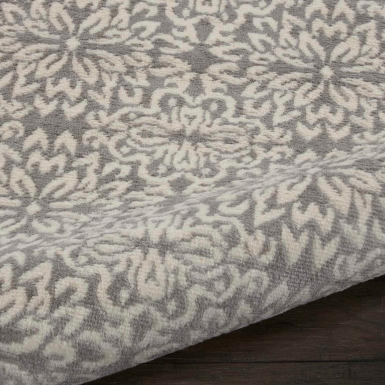 Nourison Jubilant JUB06 Ivory Grey Area Rug Texture