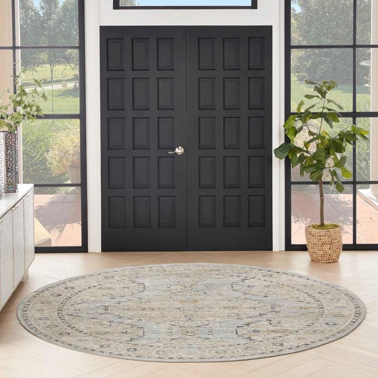 Nourison Lynx LNX07 Light Blue Area Rug | Carpetmart.com - Carpet