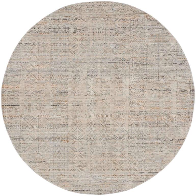 Nourison Lynx LNX06 Ivory Multi 8x8 Round Area Rug