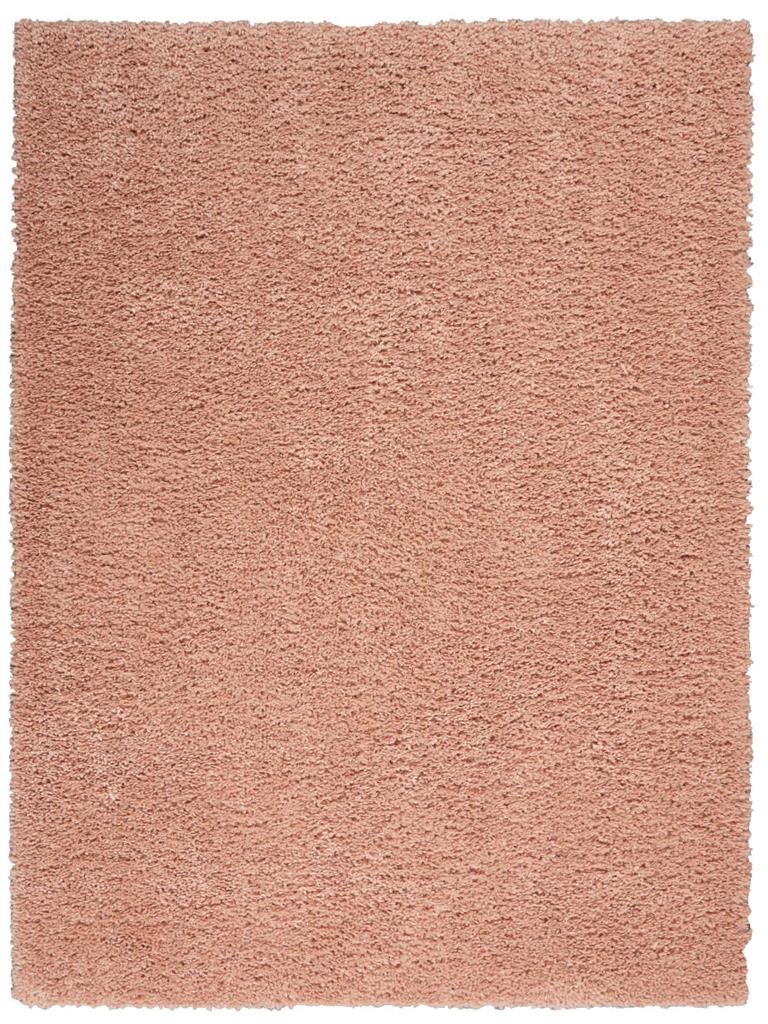 Nourison Malibu Shag MSG01 Blush 5x7 Area Rug