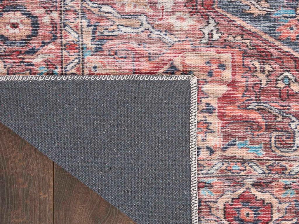 Nourison Nicole Curtis SR101 Multicolor Area Rug Back