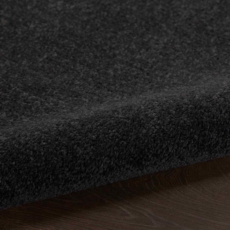 Nourison Essentials NRE01 Black Rug Texture