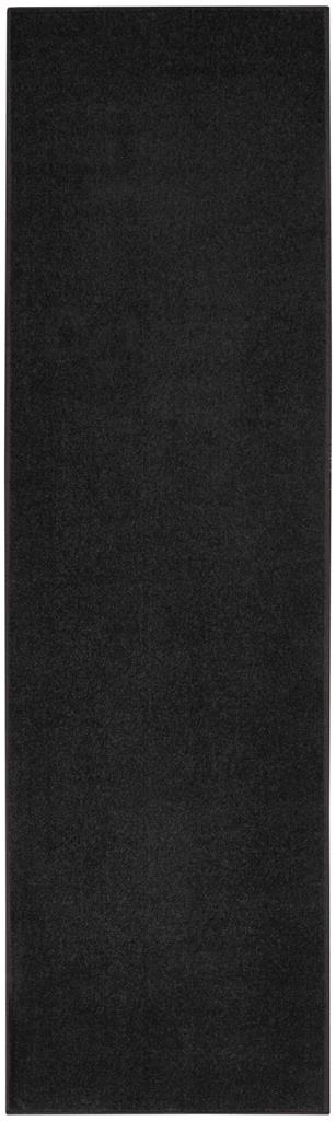 Nourison Essentials NRE01 Black 2x6 Runner