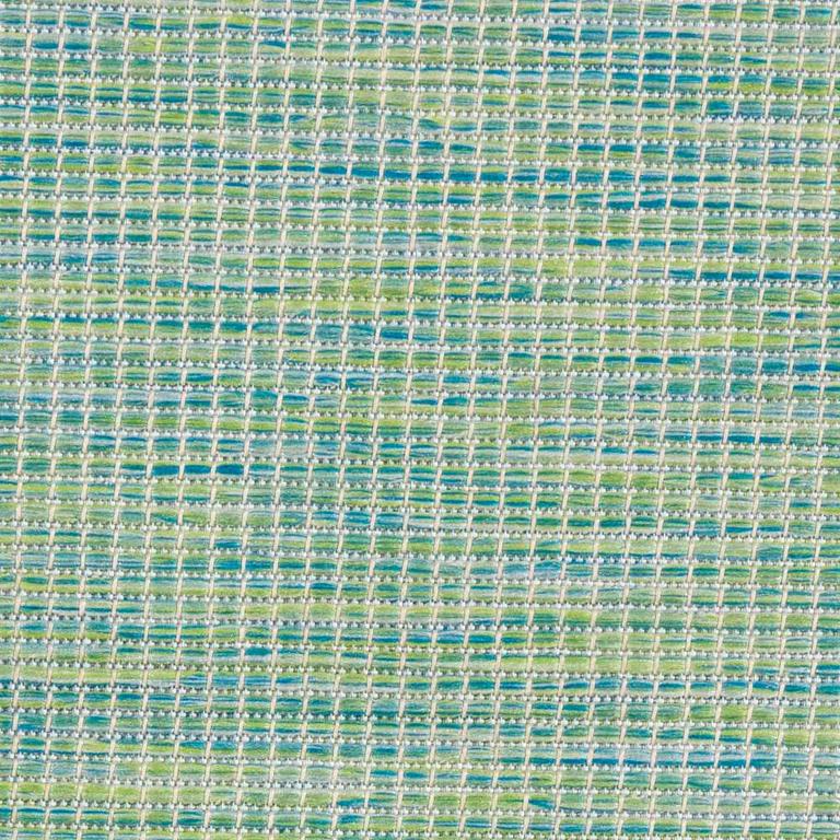 Nourison Positano POS01 Blue Green Area Rug Swatch