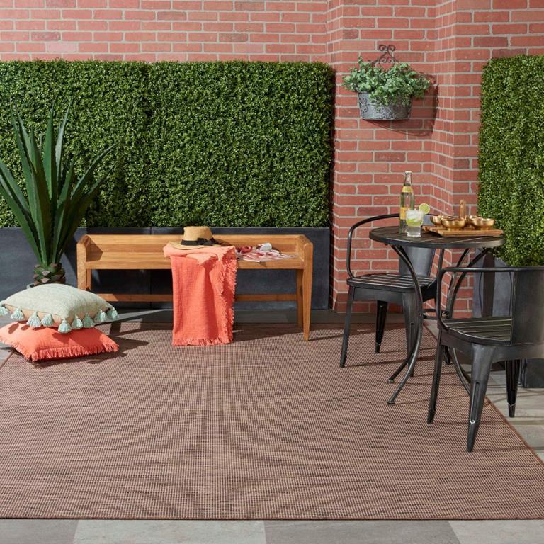 Nourison Positano POS01 Natural 8x10 Area Rug Outdoors