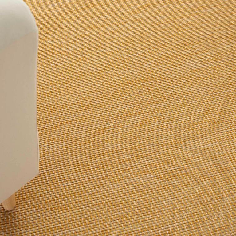 Nourison Positano POS01 Yellow Area Rug Detail on Floor