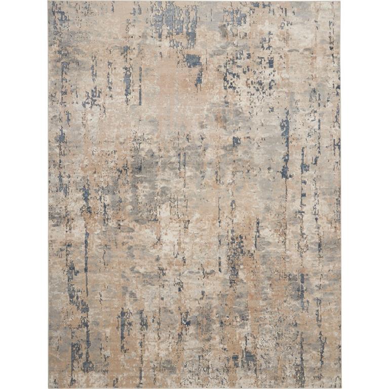 Nourison Quarry QUA01 Beige Grey 8x10 Rug