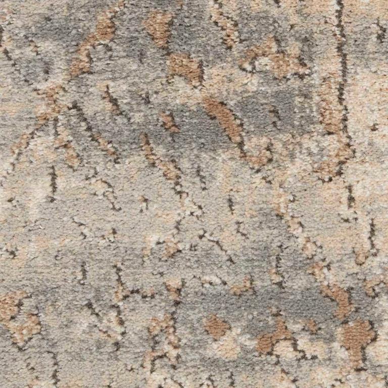 Nourison Quarry QUA03 Beige Grey Area Rug Swatch