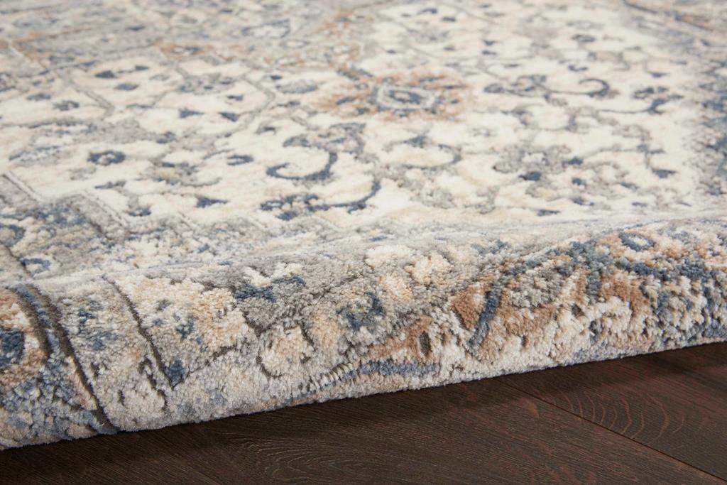 Nourison Quarry QUA05 Ivory Grey Area Rug Texture