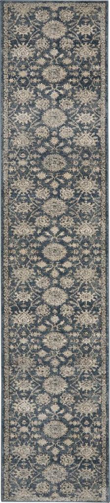 Nourison Quarry QUA06 Blue Beige 2x10 Runner Rug