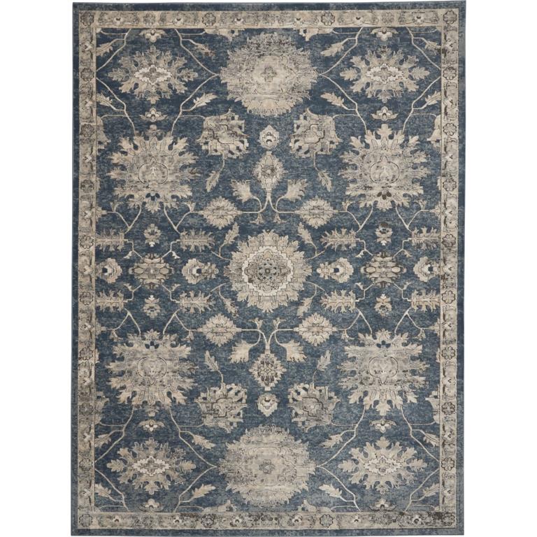 Nourison Quarry QUA06 Blue Beige 8x10 Rug