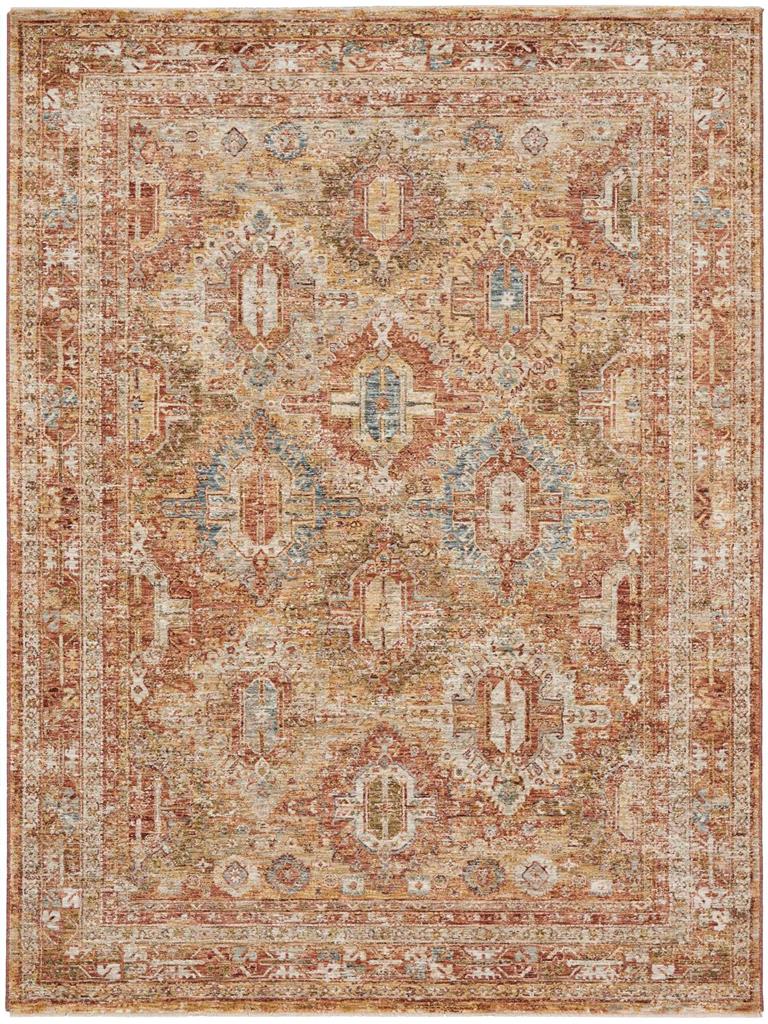 Nourison Sahar SHR01 Rust Area Rug